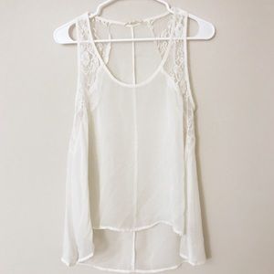White Lace Top